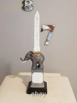 Rare Lladro Elephant Pulcino Obelisk Enamels Right Rp £370.00. Retired 2015 Bnib