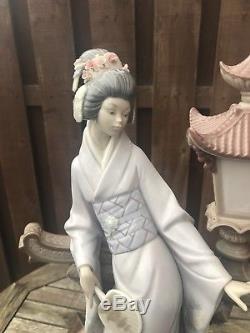 Rare Lladro Figure Mariko Gheisha Girl 1421