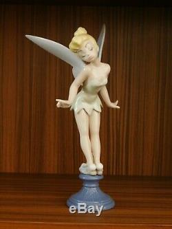 Rare Lladro Figure Tinker Bell 7518 Ltd Ed 1399 Of 1500 Box & Cert Free Uk P&p