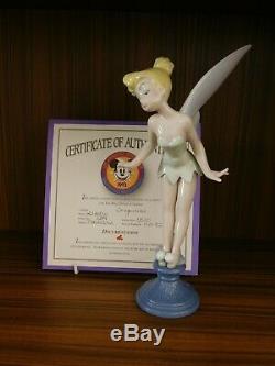 Rare Lladro Figure Tinker Bell 7518 Ltd Ed 1399 Of 1500 Box & Cert Free Uk P&p