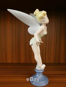 Rare Lladro Figure Tinker Bell 7518 Ltd Ed 1399 Of 1500 Box & Cert Free Uk P&p