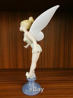 Rare Lladro Figure Tinker Bell 7518 Ltd Ed 1399 Of 1500 Box & Cert Free Uk P&p