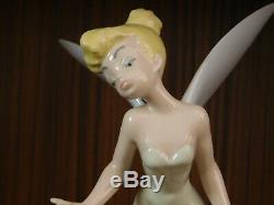 Rare Lladro Figure Tinker Bell 7518 Ltd Ed 1399 Of 1500 Box & Cert Free Uk P&p