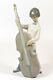 Rare Lladro Figure of a Boy With Double Bass 01004615