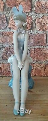 Rare Lladro Mouse Girl 5162 Retired 1985 Salvador Debon 9 tall