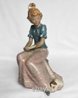 Rare Lladro-NAO Girl's Best Friend Figurine, Gres Style Collection, Spain, 1987