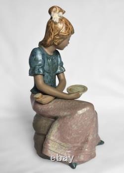 Rare Lladro-NAO Girl's Best Friend Figurine, Gres Style Collection, Spain, 1987