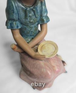Rare Lladro-NAO Girl's Best Friend Figurine, Gres Style Collection, Spain, 1987