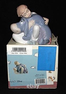 Rare Lladro Nao Disney, DREAMS WITH EEYORE Figurine #1594 WithBox, Mint Cond
