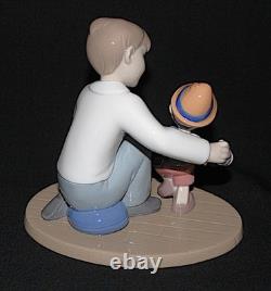 Rare Lladro Nao Disney Pinocchio's First Steps #1678 Figurine WithBox Mint Cond