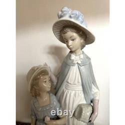 Rare Lladro Nao Figurine Doll Mother and Daughter Lady Girl