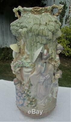 Rare Lladro Salvador Debon Vase Jarron Japones Japanese Limited Edition