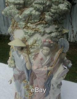 Rare Lladro Salvador Debon Vase Jarron Japones Japanese Limited Edition