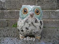 Rare Lladro ceramic owl unusual piece for Lladro 15.5 cm's tall bird pottery