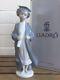 Rare Lladro -the Road To Success- Figure Model 6495 Boy Girl Child Lady Graduate