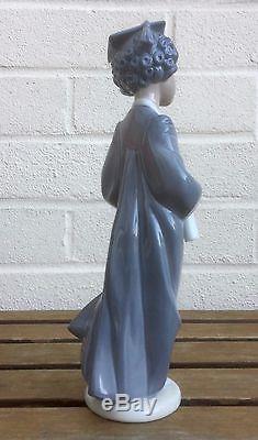 Rare Lladro -the Road To Success- Figure Model 6495 Boy Girl Child Lady Graduate