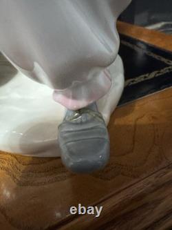 Rare Nao By Lladro #701 Lesson Of Music 12 Inch Porcelain Figure Clown & Boy