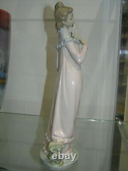 Rare Nao By Lladro Lady With Fan And Bonnet #0291 12 Inch Figure Beautiful