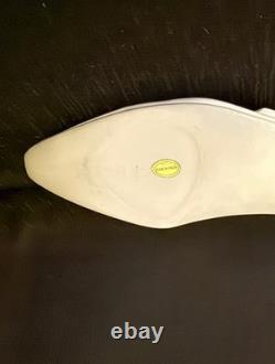 Rare-VNTG NAO Lladro LG Ladies Pump Shoe WithGrey Buckle Porcelain Figurine DSCN