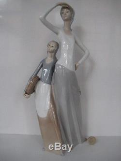 Rare Vintage Nao By Lladro Females Group Figurine Daisa 14 High