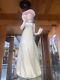 Retired 1991 Nao Lladro Spain Woman in Hat Holding Flower VERY RARE