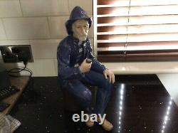 Retired Large Lladro Spain 14.5 Nao Figure 262 Old Sailor Fisherman With Pipe