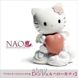 Riadro x Sanrio Hello Kitty Angel Nao Pottery Doll Figure H4.7 inch Genuine