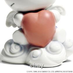 Riadro x Sanrio Hello Kitty Angel Nao Pottery Doll Figure H4.7 inch Genuine