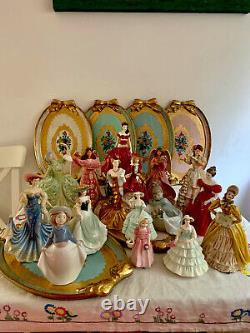 Royal Doulton Coalport Nao Leonardo Mixed Set Lot Ladies Figures Figurines X16