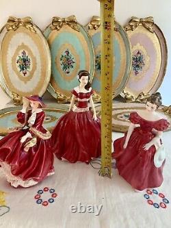 Royal Doulton Coalport Nao Leonardo Mixed Set Lot Ladies Figures Figurines X16