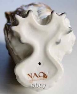 SERIOUS COLLECTORS- Mid 1980's NAO Lladro Short Eared Owl-Porcelain Figure Gray
