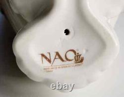 SERIOUS COLLECTORS- Mid 1980's NAO Lladro Short Eared Owl-Porcelain Figure Gray