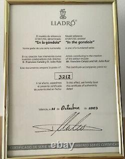 SIGNED LIMITED EDITION LLADRÓ GONDOLA NO 3212 With Box Excellent Condition