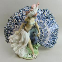 Scarce Lladro Fine Porcelain Figurine'feathered Fantasy' 1992 96 #5851