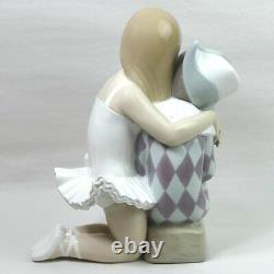 Scarce Lladro Porcelain Figurine Infantile Candor Harlequin & Ballerina #4963