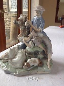 Stunning Large Lladro Figural Group Romantic Group 4662