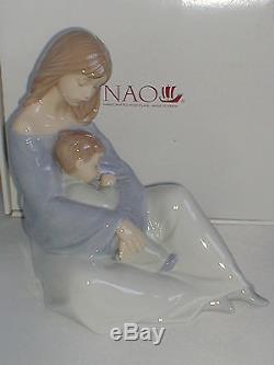 Stunning, Very Rare, NAO by LlADRO, The Greatest Bond, MOTHER + CHILD. MIB