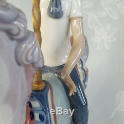 Stunning Vintage Retired Large Lladro Boy on a Carousel Figurine VGC