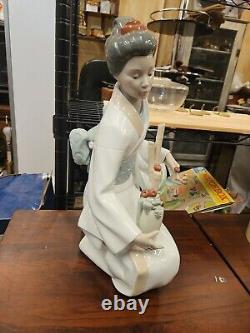 The Decorator Porcelain 14 Inch Figure NAO Lladro NEW IN BOX Lladro Style Glazed