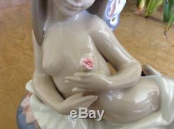 U K Rare Exquisite Retired Lladro Porcelain Fantasy Butterfly Girl Nymph