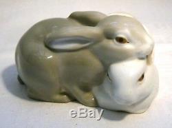 VINTAGE LLADRO RABBIT COUPLE 01000279 c. 1962 RARE