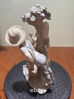 VTG 1970s NAO BY LLADRO BOY & GIRL WITH DOVE PORCELAIN FIGURINE 12X7