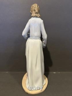 VTG 1982 Retired Nao Lladro 11 Mother Brushing Girls Hair Porcelain Figure #349