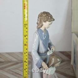 VTG 1982 Retired Nao Lladro 11 Mother Brushing Girls Hair Porcelain Figure #349