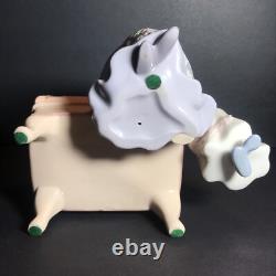 VTG LLADRO NAO Style Mother Daughter Chair 9 Porcelain Figure Not Signed