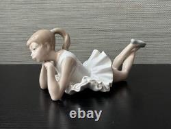 VTG NAO by Lladro Pensive Ballet Ballerina Porcelain Figurine