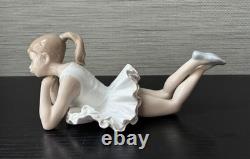 VTG NAO by Lladro Pensive Ballet Ballerina Porcelain Figurine