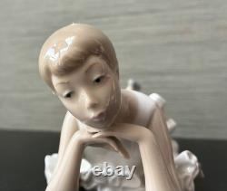 VTG NAO by Lladro Pensive Ballet Ballerina Porcelain Figurine