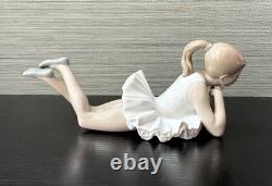 VTG NAO by Lladro Pensive Ballet Ballerina Porcelain Figurine