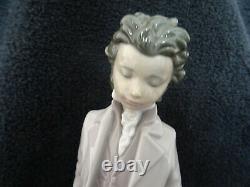 Very Rare Lladro Figurine Young Beethoven With Base 1815 Excellent & Signed